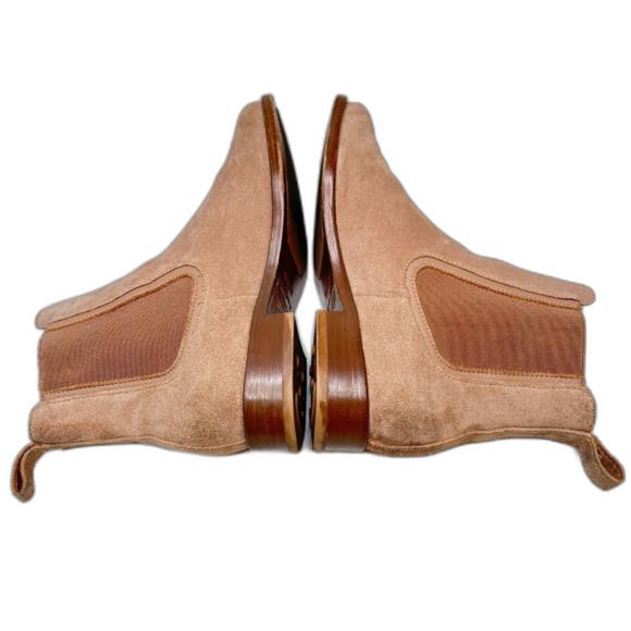 THURSDAY BOOT COMPANY Duchess Tan Suede Luxury Chelsea Boot Womens Size 6 - Picture 5 of 10